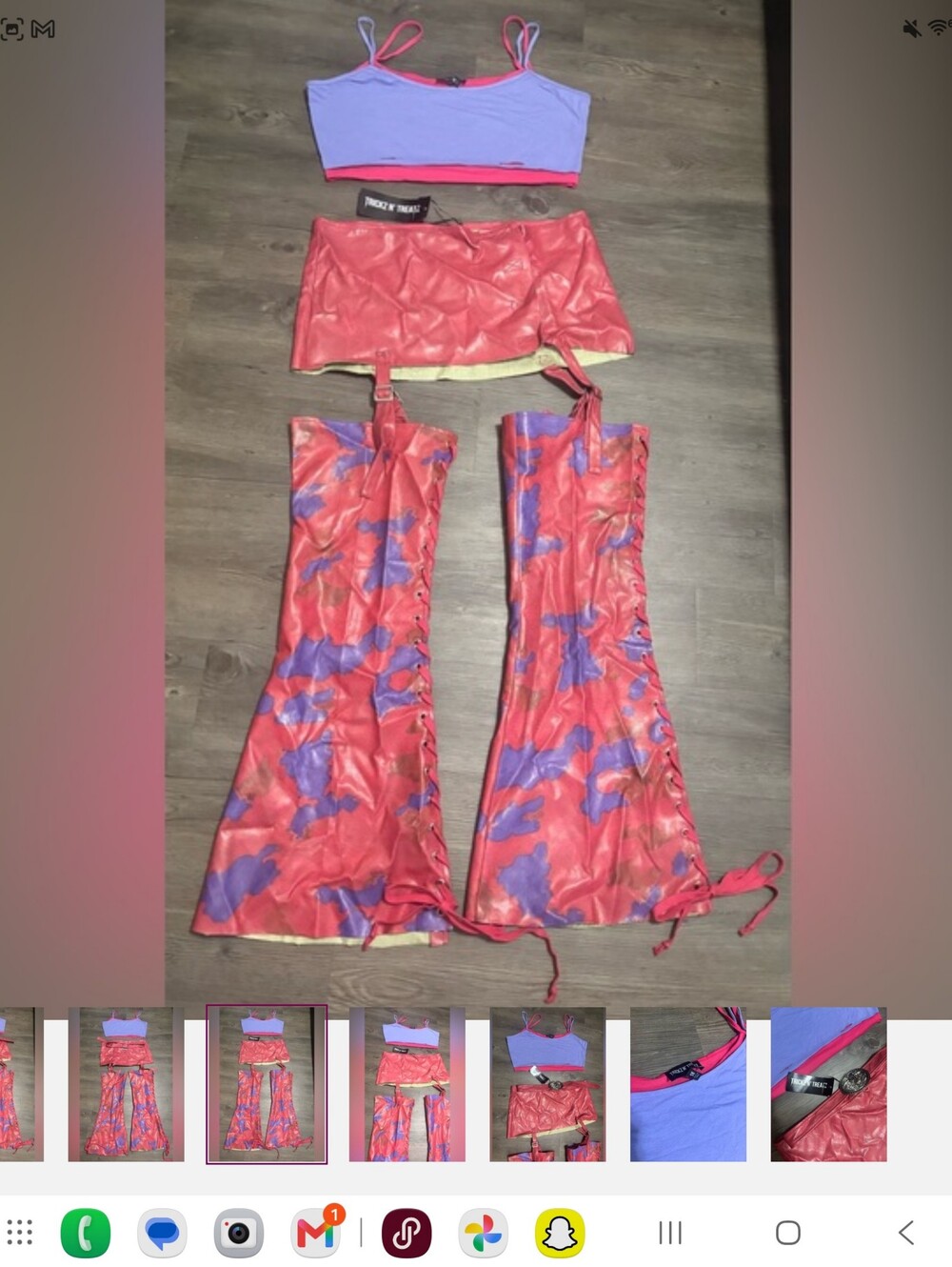 NWT Dolls Kill / Trickz N’ Treatz Fast N’ Curious Suki Costume Set